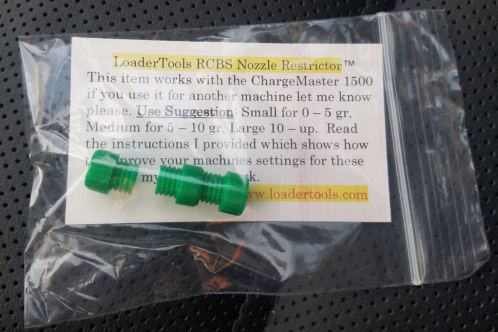 RCBS ChargeMaster Nozzle Restrictors